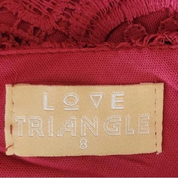 LOVE Triangle asymmetrical one shoulder dress mini bodycon Size 8 medium - Picture 7 of 7